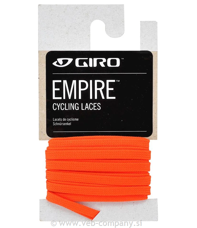 Vezalke GIRO Empire LACES Glowing Red