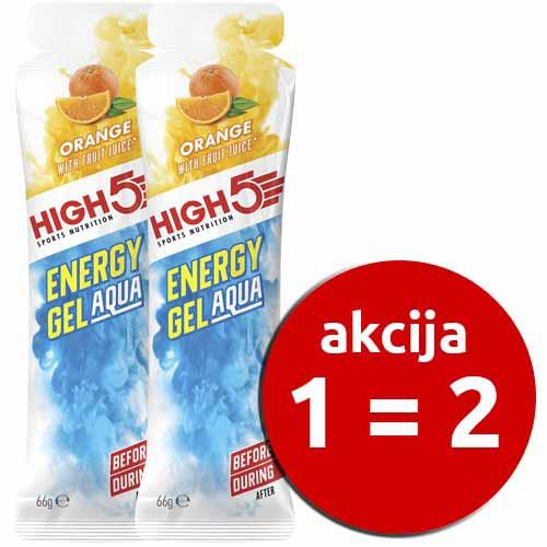 HIGH 5 Energy Gel AQUA 66g 1+1 Gratis