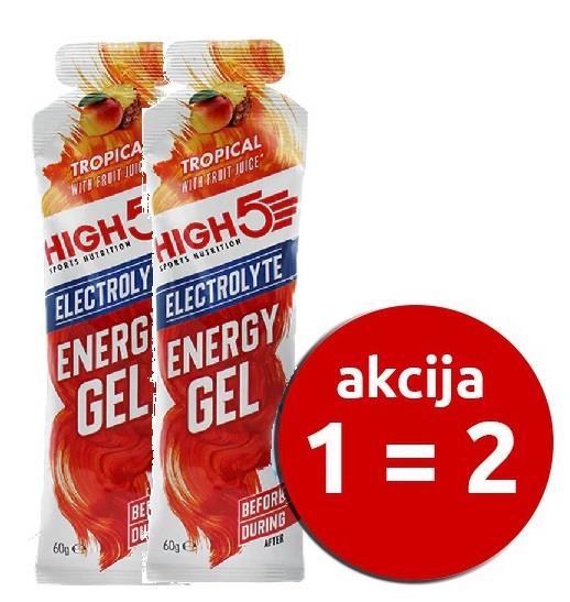 HIGH 5 Energy Gel Electrolyte 1+1 Gratis
