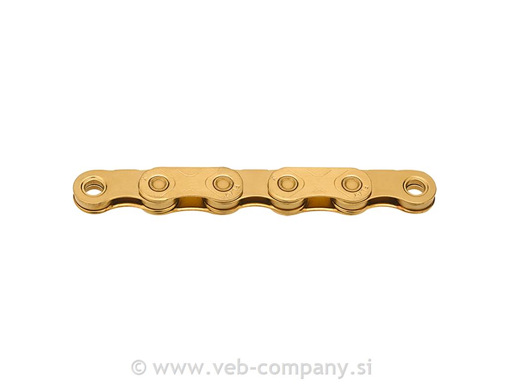 Veriga KMC X Ti-N Flat-Top Waxed 12/13P