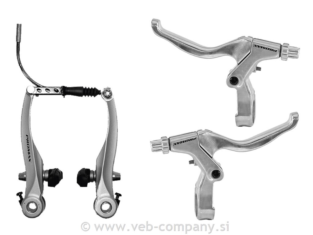 Zavore PROMAX V-Brake Set Alloy Silver