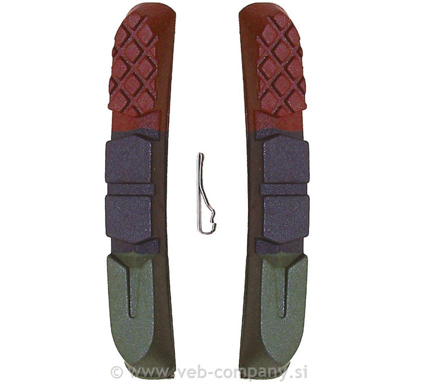 Zavorne Obloge PROMAX Insert V-Brake Alu