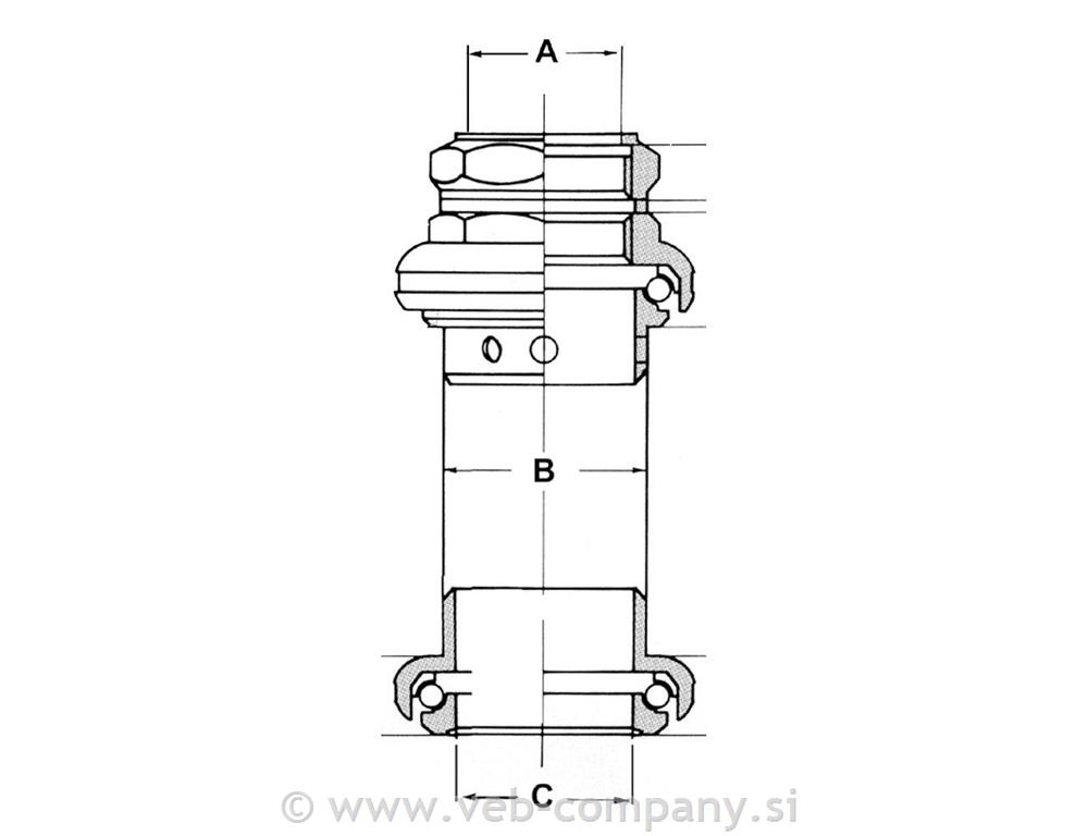 Krmilni ležaj TANGE 1-1/8 Classic