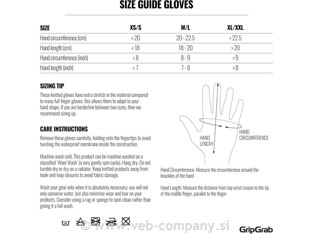 GRIPGRAB Rokavice Waterproof Knitted
