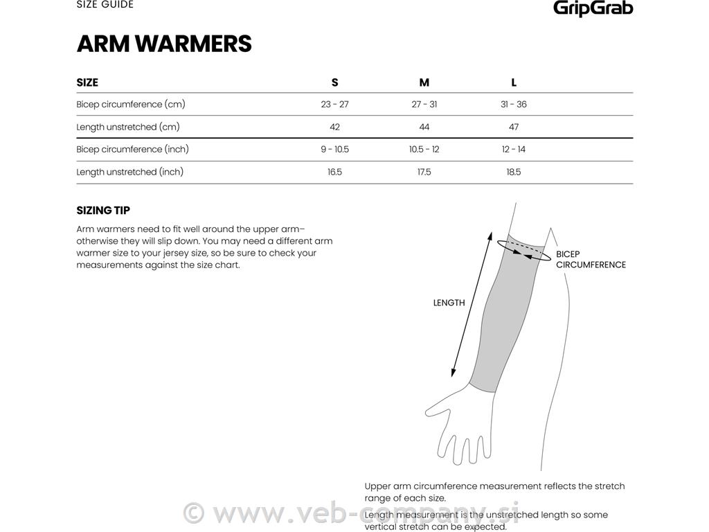GRIPGRAB Rokavčki PACR Thermal