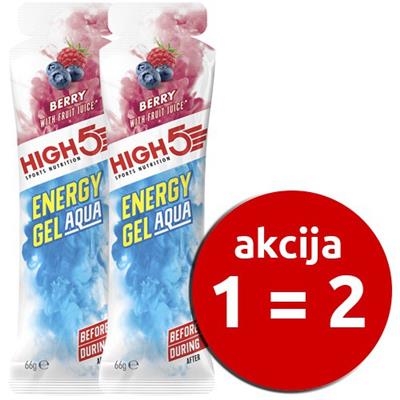 HIGH 5 Energy Gel AQUA 66g 1+1 Gratis